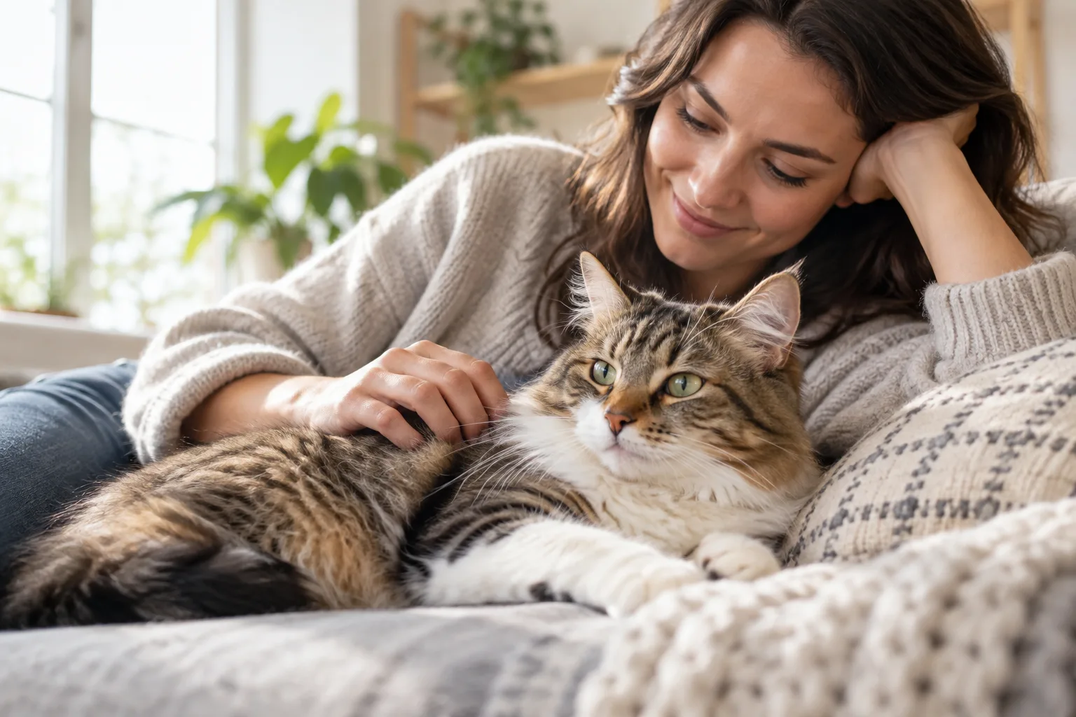 Editorial illustration for Pet Insurance for FIV-Positive Cats